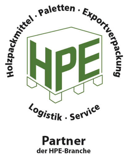 Partnerlogo des Bundesverband für Holzpackmittel, Paletten, Exportverpackung e.V.