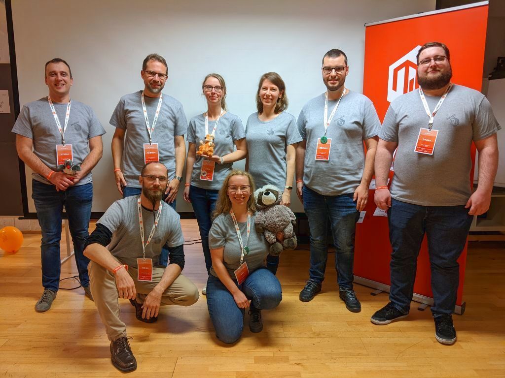 Colleagues at Mageunconf 22
